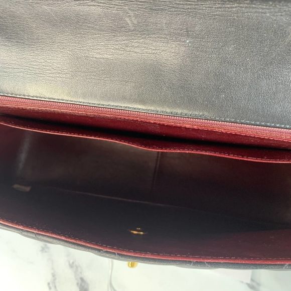 ❌❌ CHANEL Maxi Jumbo 34 Quilted Matelasse XL Lambskin vintage Crossbody flap Bag - Picture 12 of 16